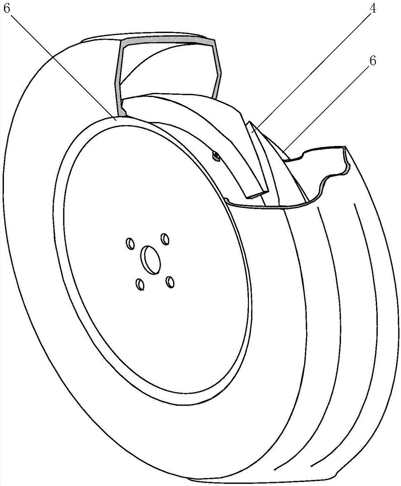 带有凸起螺旋或凹陷环缺构造轮毂的车轮的制作方法