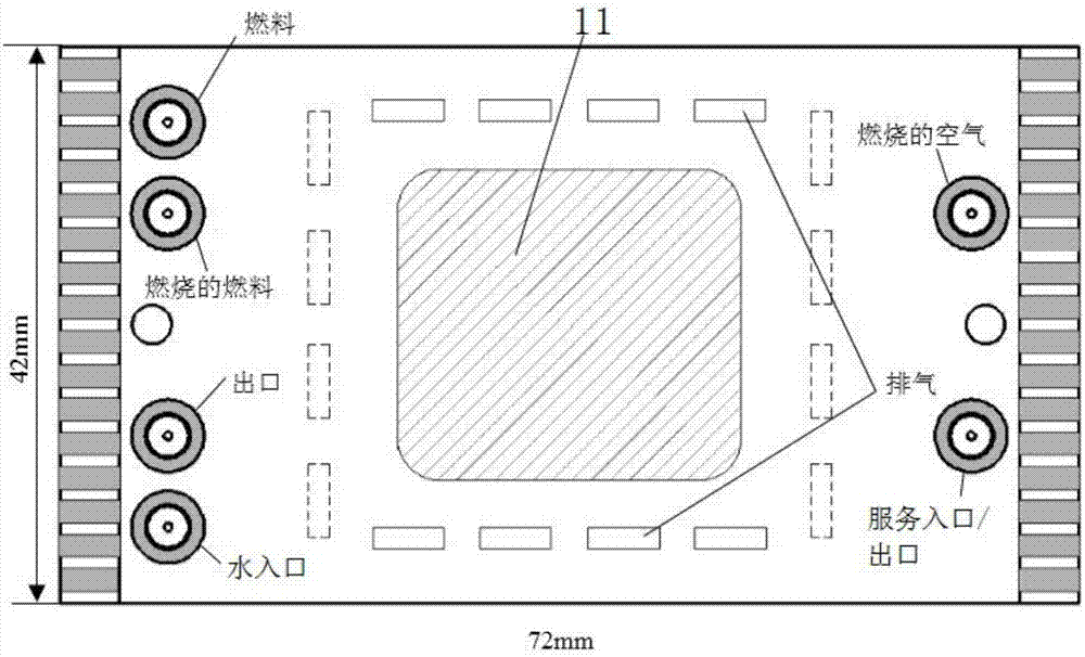 一种基于低温共烧陶瓷应用的重整制氢微反应器的制作方法