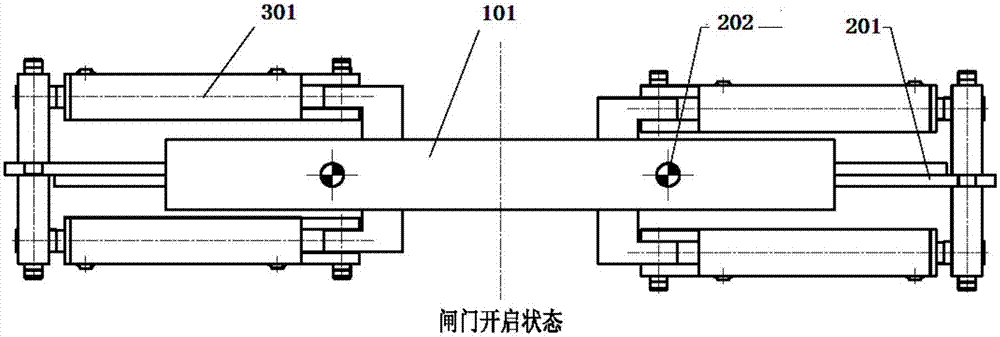 一种盾构机用螺旋机防卡死出渣闸门的制作方法