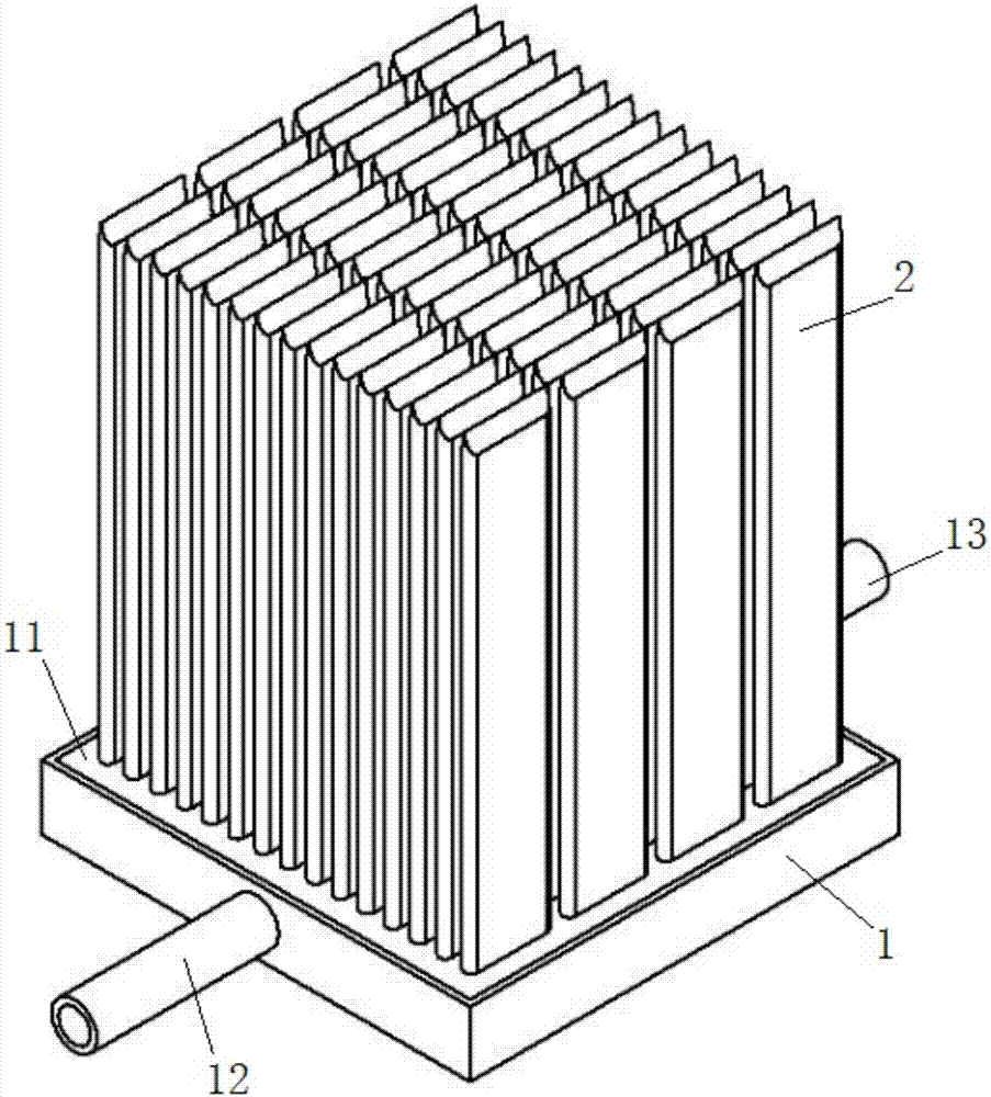 平板热管扩展式冷凝装置的制作方法