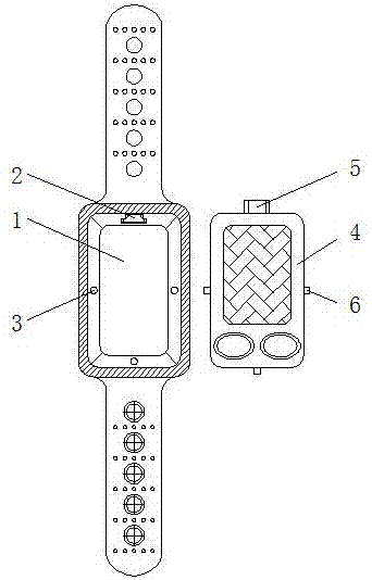 一种透气型智能手环的制作方法