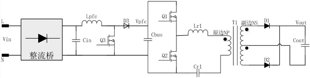 适于宽输入和输出电压范围的高效开关电源的PFC母线调压控制电路及控制方法与流程