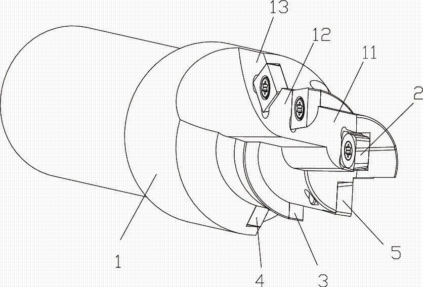 一种快速钻及扩孔倒角刀的制作方法