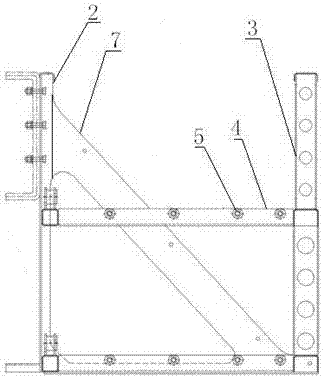 一种纯电动货车双层电池安装支架的制作方法