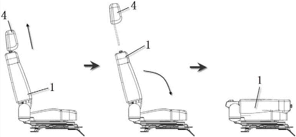 载货汽车平顶排半驾驶室双卧铺装置的制作方法