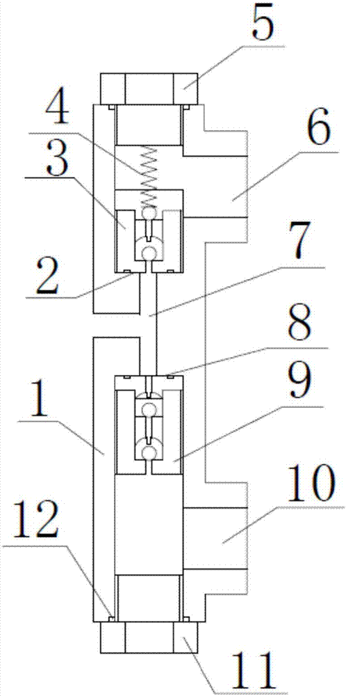 液压泵进出口阀的双阀结构的制作方法