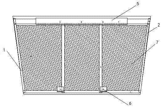 一种高量型批式循环谷物干燥机的烘干室的制作方法