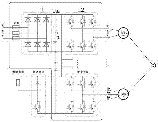 一种单输入多逆变桥输出的低压变频器的制作方法