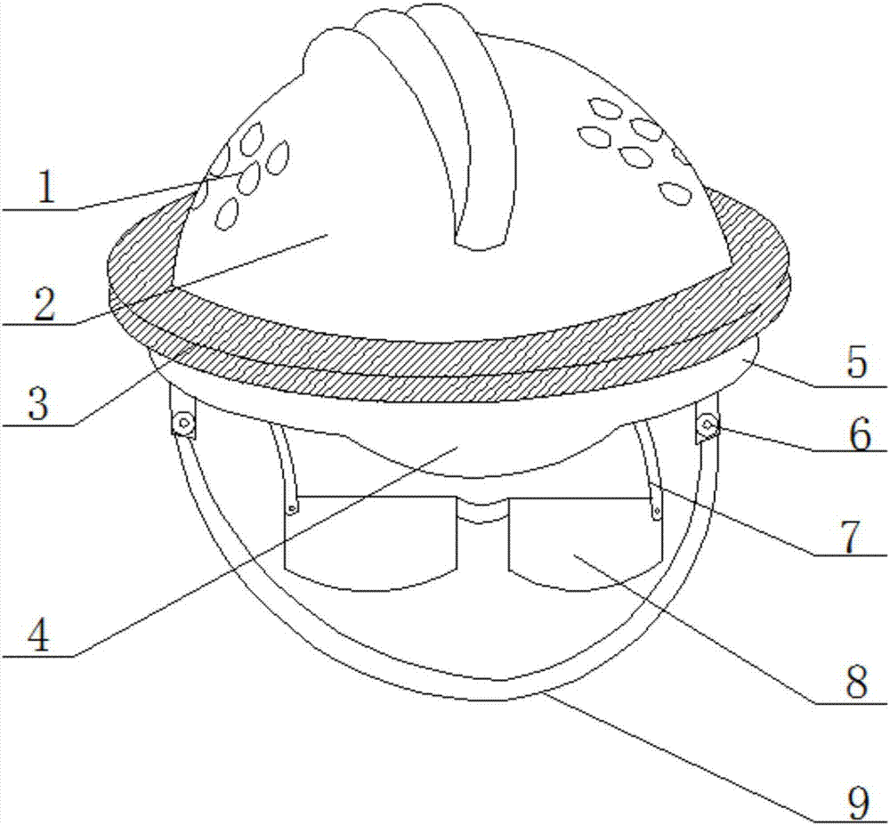 一种建筑领域用安全帽的制作方法