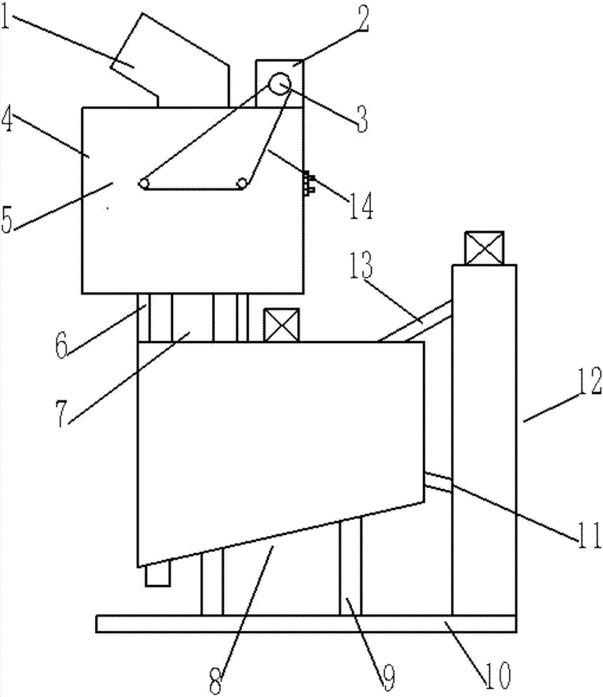 带有预粉碎功能的建筑垃圾循环粉碎筛选装置的制作方法