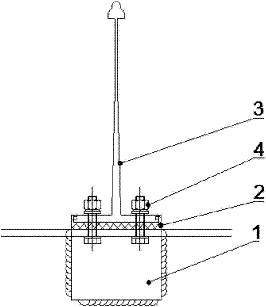 屋面铝合金支座抗风揭系统的制作方法