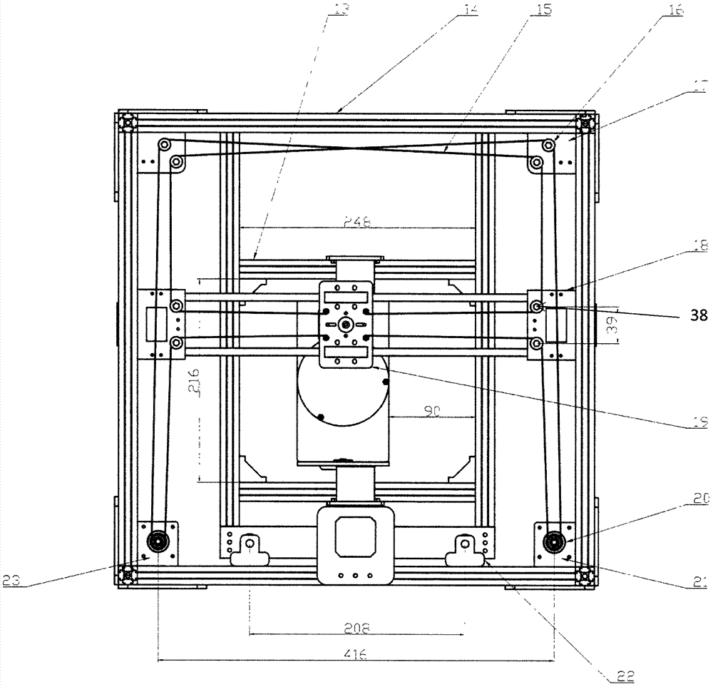 一种适用于五轴打印的3D打印机的制作方法