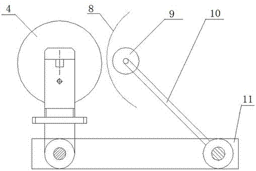 一种钢带增强聚乙烯螺旋波纹管缠绕成型钢带圈导航装置的制作方法