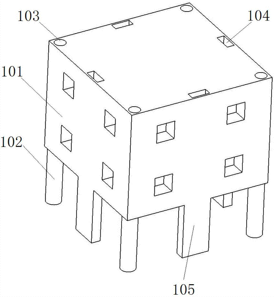 节能环保的多功能层叠式建筑钢架构的制作方法