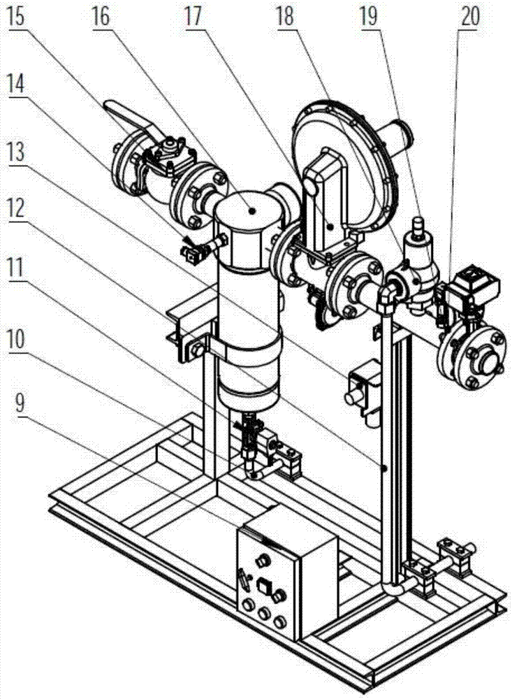 一种沼气发电机组燃料气系统模块的制作方法
