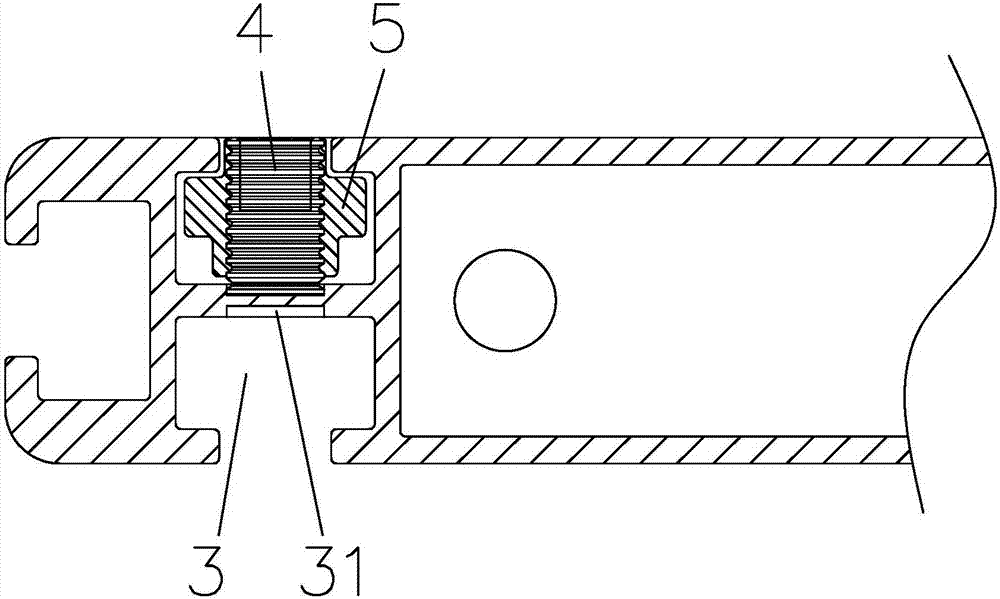 一种用于柜子的立柱与横梁的连接结构的制作方法