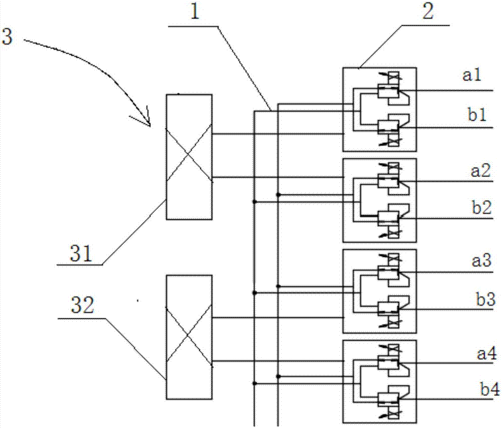 多路阀组电液比例控制系统及起重机的制作方法