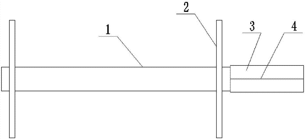 一种弧形闸门曲率半径辅助测量装置的制作方法