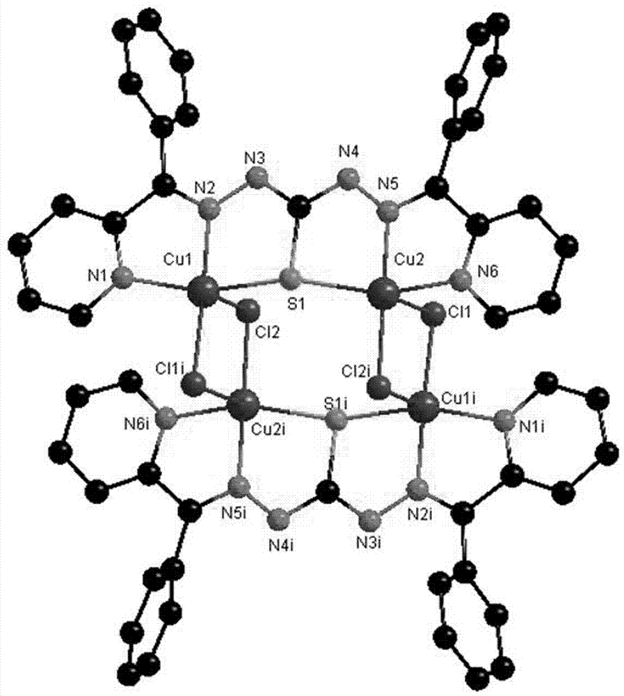 一种以吡啶基酮缩硫代卡巴腙为配体的铜配合物及其合成方法和应用与流程