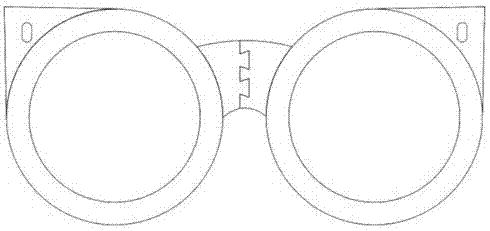 一种榫接结构可拆卸的眼镜的制作方法