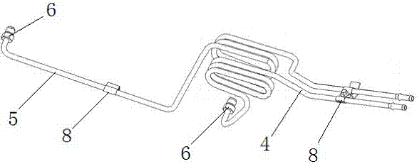 一种用于汽车颗粒捕集器的管路结构的制作方法