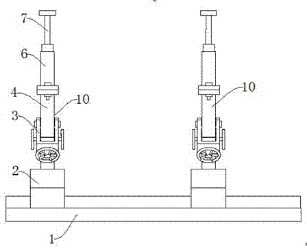 一种弧形板专用夹具的制作方法