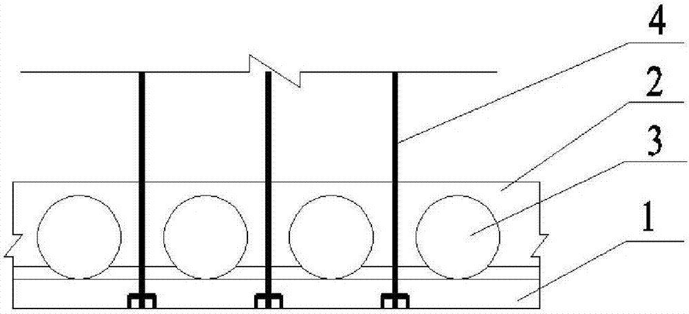 一种外挂式挡板预应力锚索桩板挡土墙的制作方法