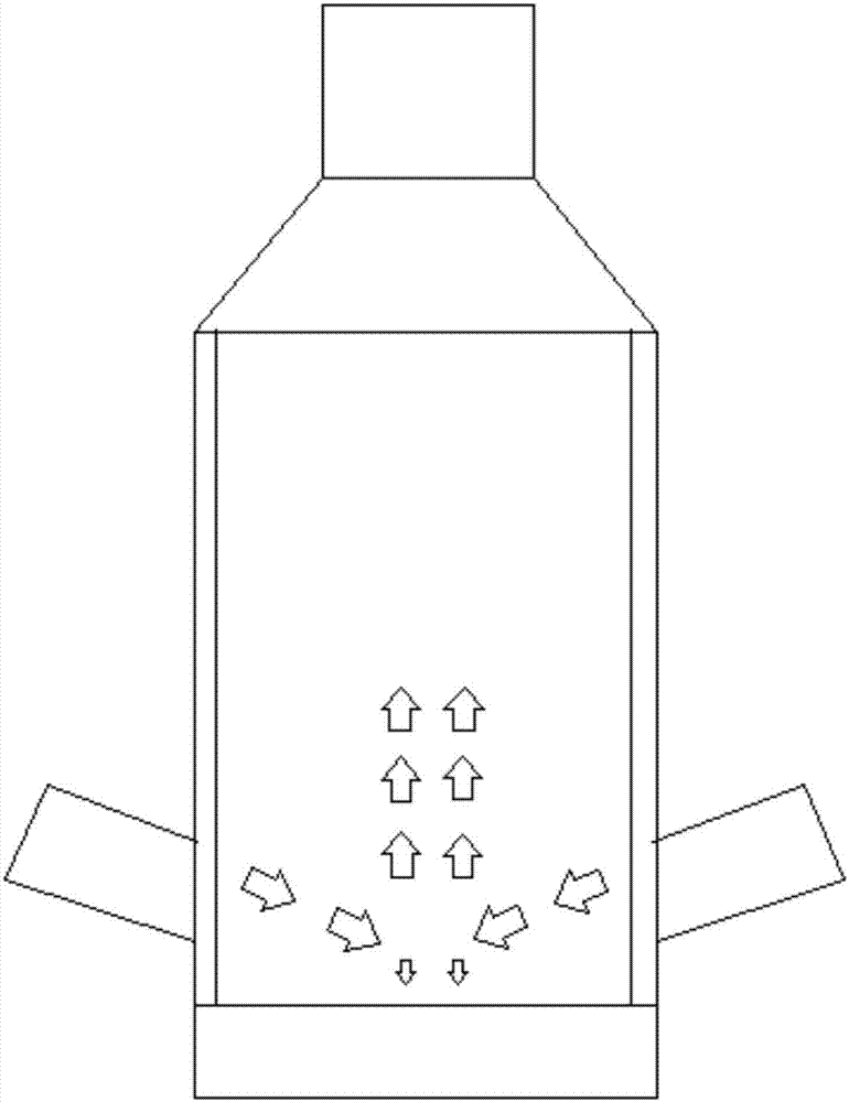 一种防冲壁对称式双入口吸收塔的制作方法