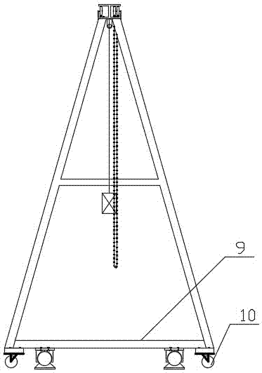 受限作业空间罗茨风机吊装装置的制作方法