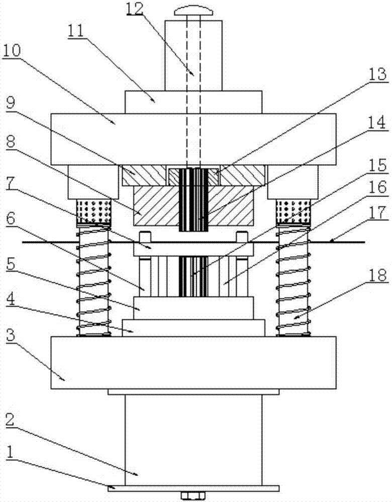 织针针坯冲裁模具的制作方法