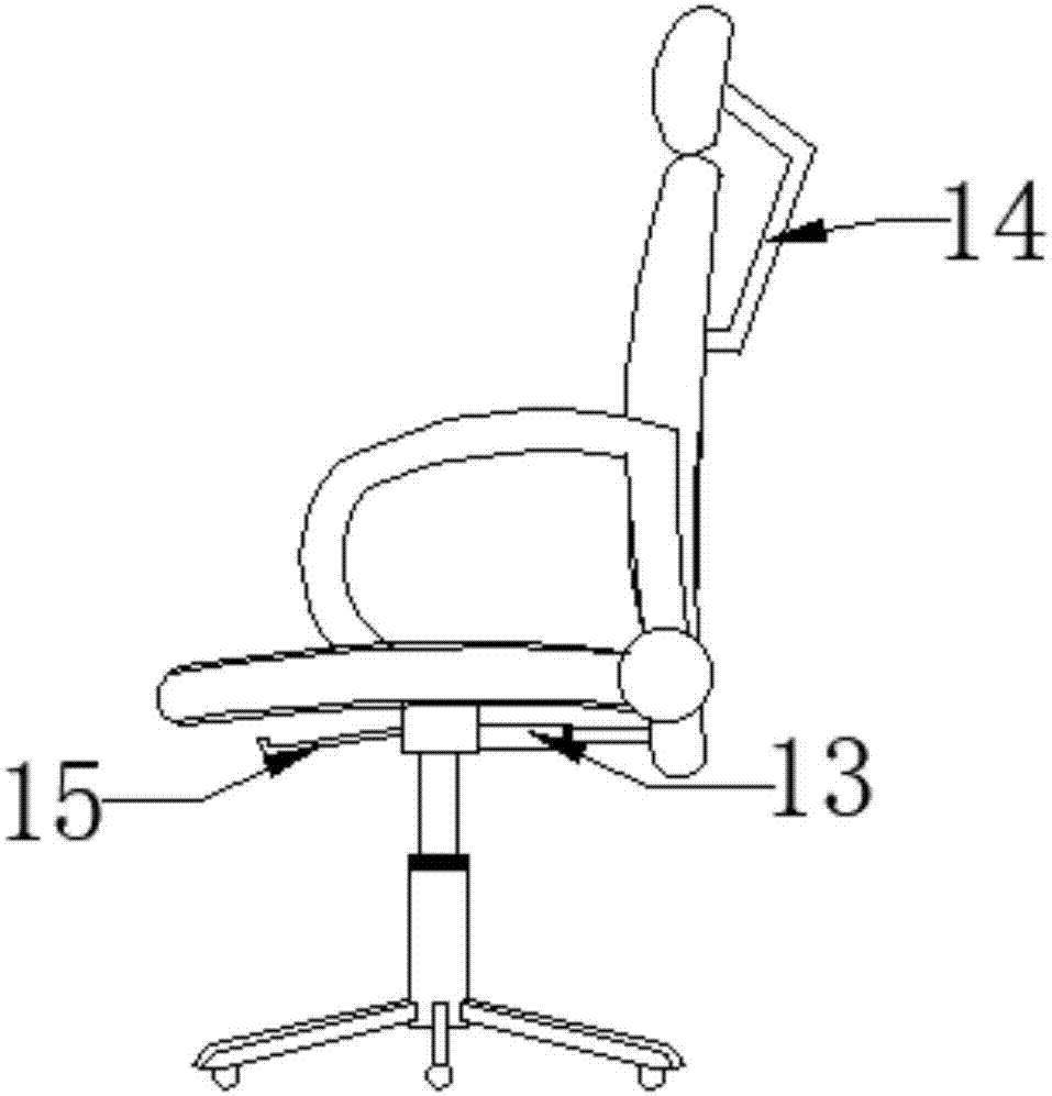 一种可自动调节高度的办公椅的制作方法
