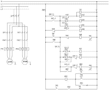 罗茨真空机组自动破空停机电路的制作方法