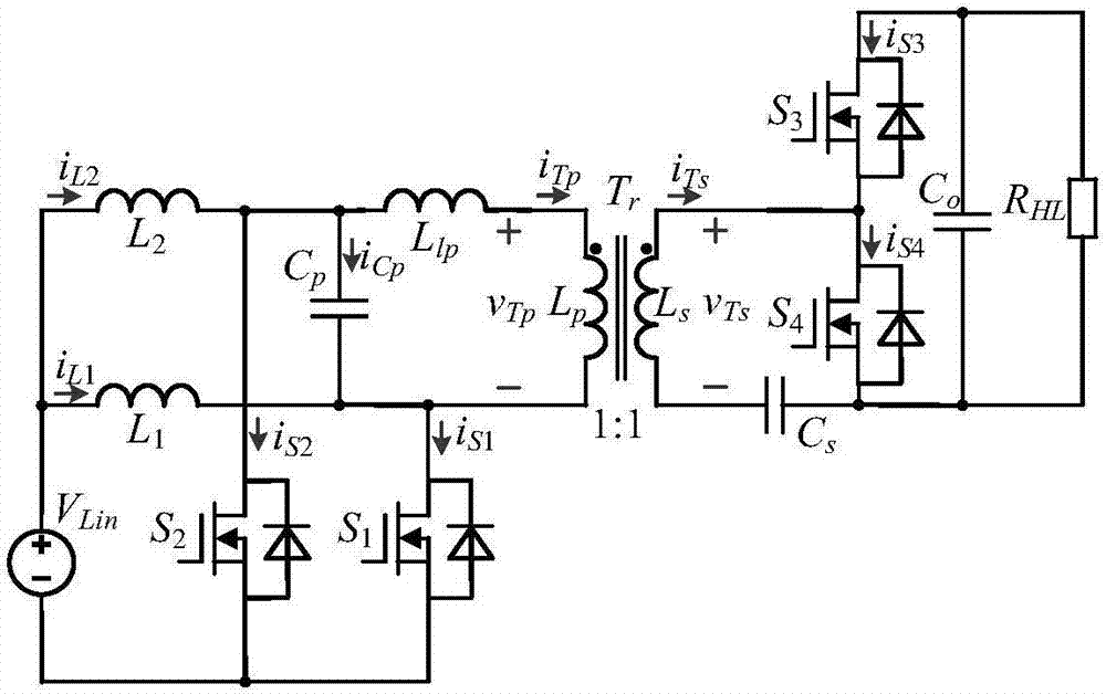 并联谐振式双向隔离型高增益DC-DC变换器的制作方法