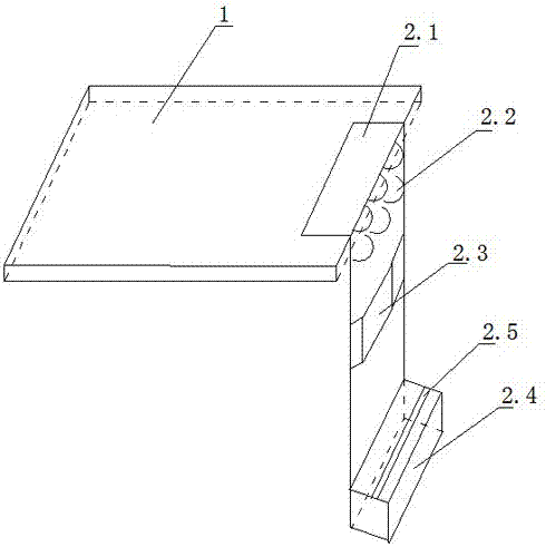 桌边挂笔贴的制作方法