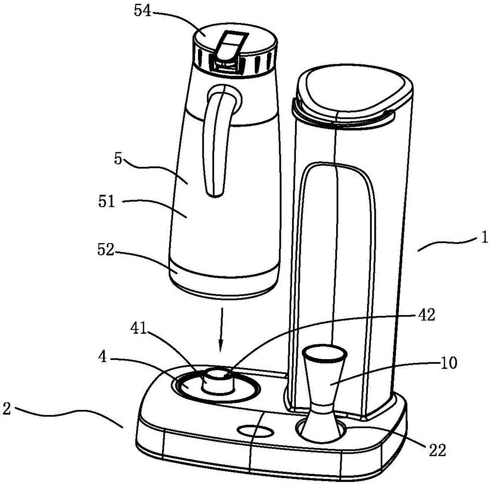 一种可以制作冷热饮料的苏打水机的制作方法