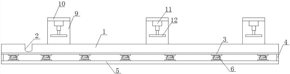 一种数控剪板机的板料定位装置的制作方法