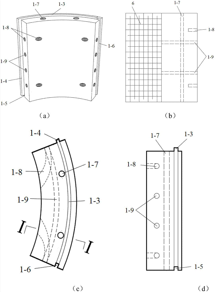 一种超大直径拼装式空心桩及其拼接方法与流程