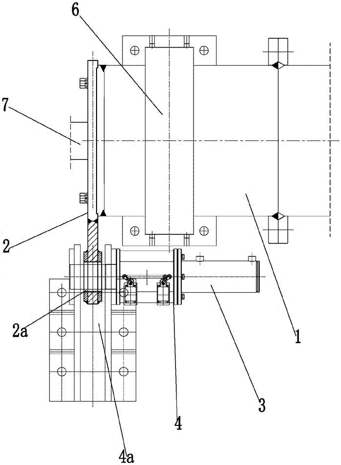 一种钢坝闸门的底轴多角度锁定装置的制作方法