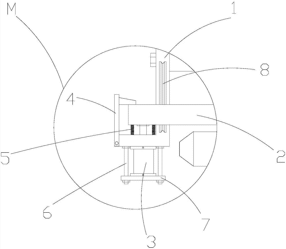 一种低速搬运机器人的顶伸机构的制作方法