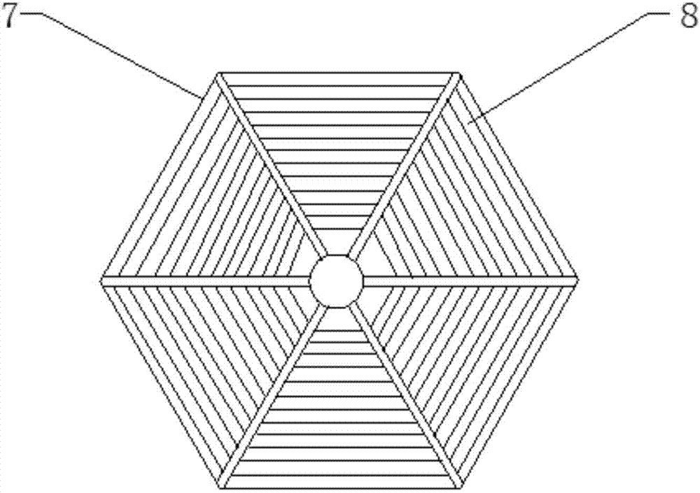 一种多功能六角凉亭的制作方法