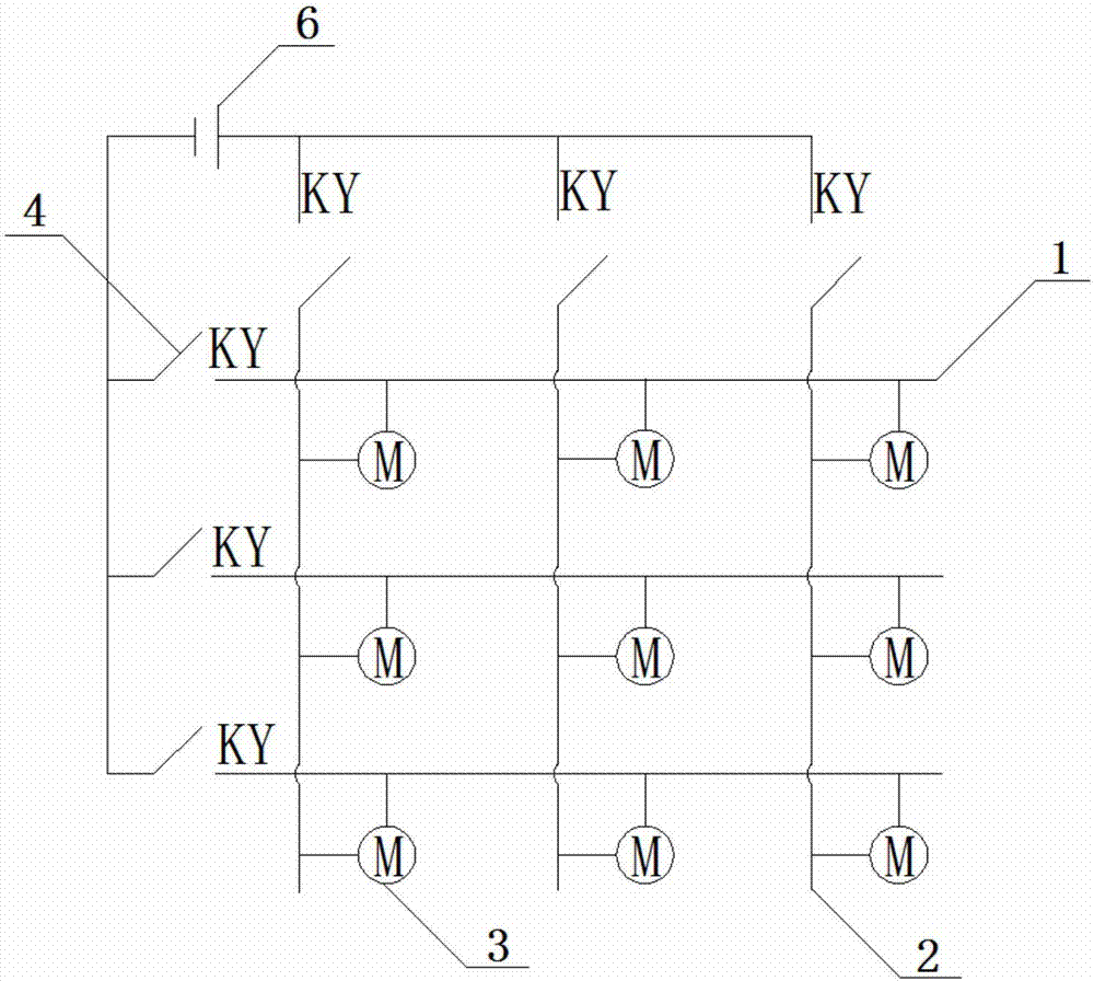 售货机电机的矩阵驱动结构的制作方法