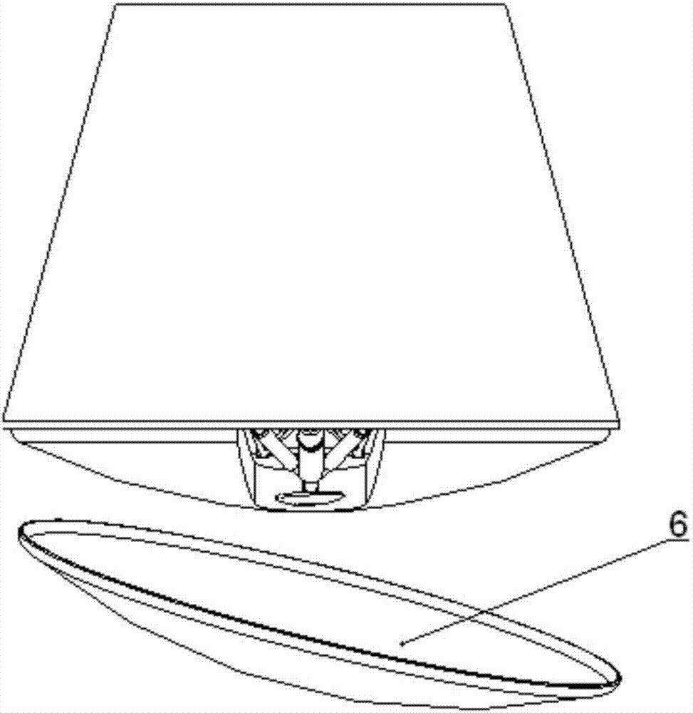一种倒三角式飞船可重复使用着陆缓冲支架的制作方法