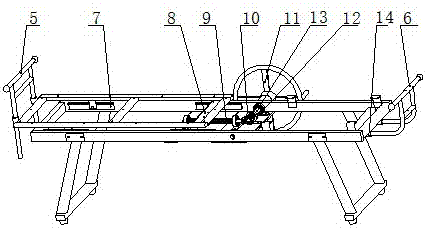 一种手动牵引床的制作方法