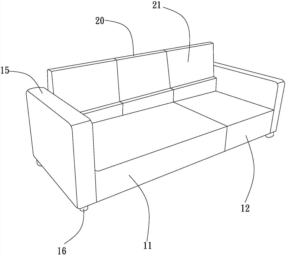 折叠式收纳沙发的制作方法