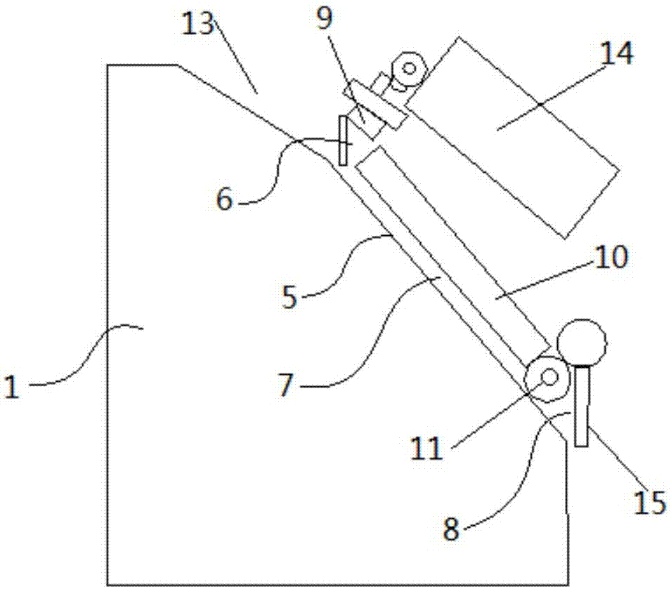 一种冷凝管点焊挂架用放料机的制作方法