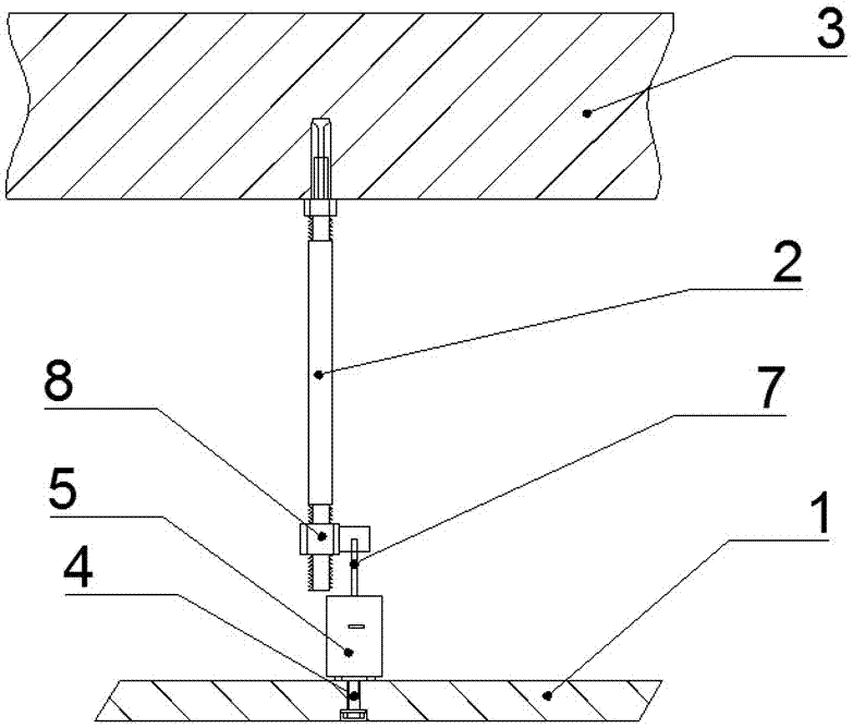 一种可调的石膏板快捷施工吊挂件装置的制作方法