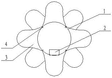 一种套叠灯具的制作方法