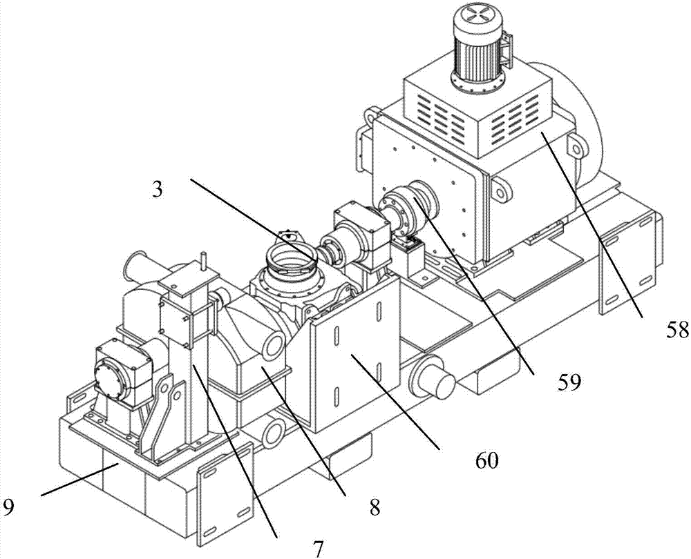 可倾斜单齿轮箱电功率闭环加载试验系统的制作方法