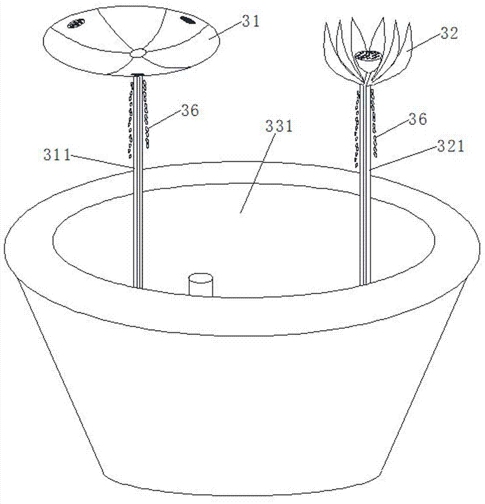 光触媒仿真荷花的制作方法