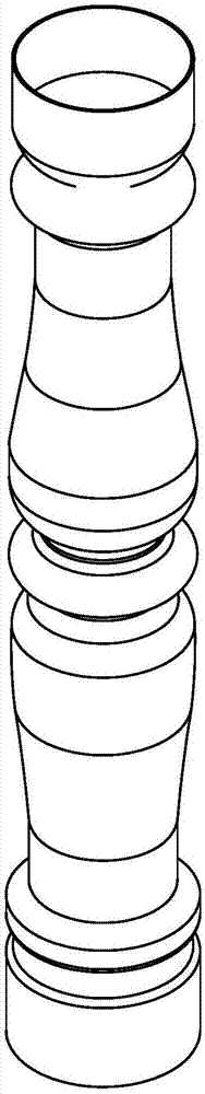 栏杆柱模具、栏杆柱模具的制作方法、栏杆柱的制作方法与流程